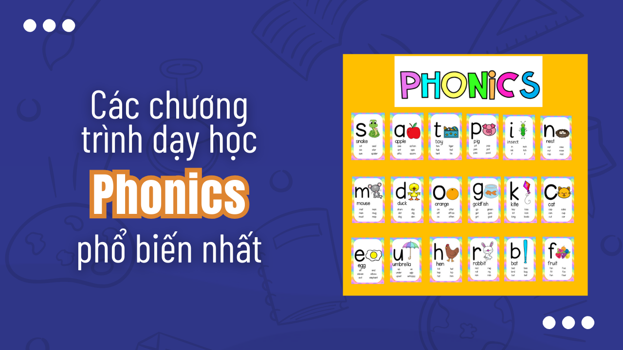 Các chương trình dạy học Phonics phổ biến nhất